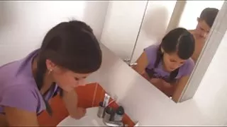 Topla mali Caprice jeben u wc